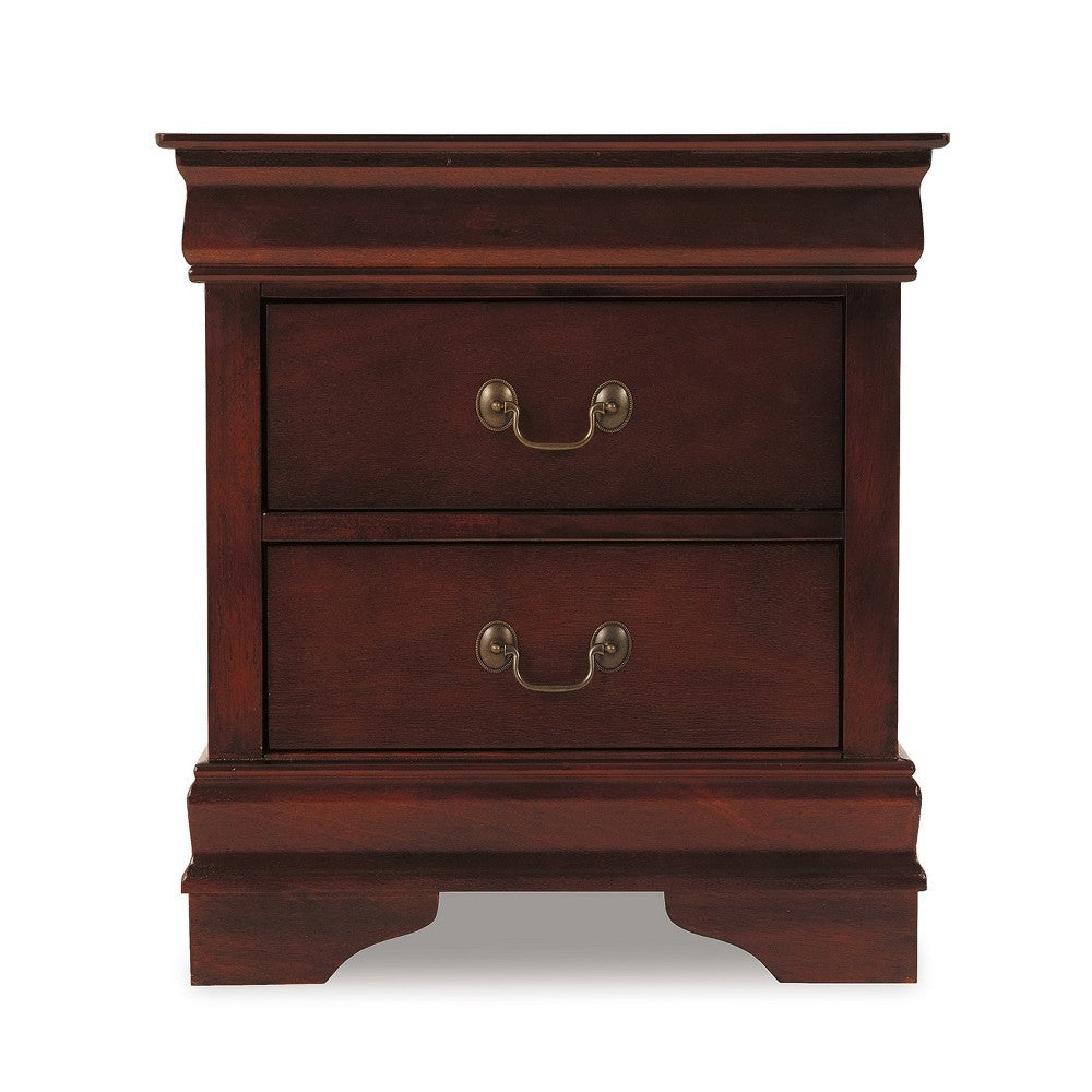 Ashley Deyr Nightstand | 2 Drawers | Bronze | Louis Philippe Molding Brown BM327959