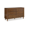 Ashley Jeyn Wide Dresser | 6 Drawers | Traditional Dark Brown Solid Hardwood BM327966