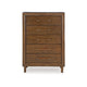 Ashley Jeyn Tall Dresser Chest | 5 Drawer | Traditional Dark Brown Solid Wood BM327967