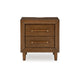 Ashley Jeyn Nightstand | 2 Drawers | Traditional Dark Brown Solid Hardwood BM327968