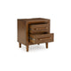 Ashley Jeyn Nightstand | 2 Drawers | Traditional Dark Brown Solid Hardwood BM327968