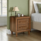 Ashley Jeyn Nightstand | 2 Drawers | Traditional Dark Brown Solid Hardwood BM327968