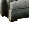 Lewis Sofa with 4 Accent Pillows 92 Inch Gray Polyester BM327991