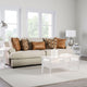 Adow Sofa,, 4 Accent PIllows 1 Lumbar, 101 Inch, Sand Caramel