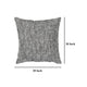 Ashley Square Accent Throw Pillow | 20’’ | Woven Gray Polyester | Polyfill BM328061
