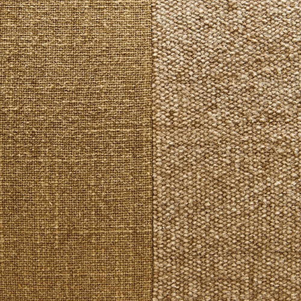 Ashley Ako 14 x 20 Lumbar Accent Throw Pillow | Honey Brown Striped Cotton BM328063