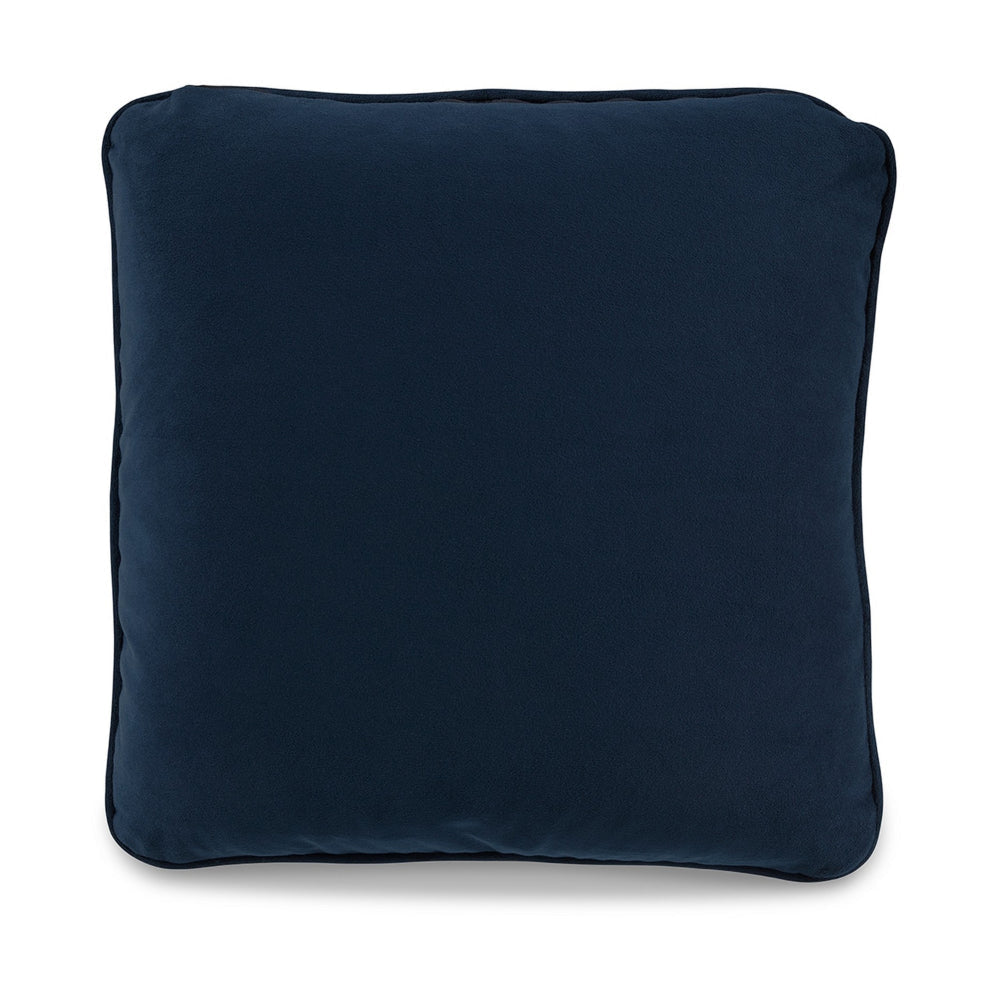 Ashley Wali Square Accent Throw Pillow | 20’’ | Feather Fill | Blue Polyester BM328065