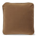 Ashley Wali Square Accent Throw Pillow | 20" | Feather Fill Brown Polyester