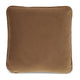 Ashley Wali Square Accent Throw Pillow | 20’’ | Feather Fill Brown Polyester BM328066