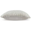 Ashley Dift Square Accent Throw Pillow | 20’’ | White Faux Rabbit Fur Face BM328070