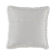 Ashley Dift Square Accent Throw Pillow | 20’’ | White Faux Rabbit Fur Face BM328070