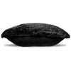 Ashley Dift Square Accent Throw Pillow | 20’’ | Black Faux Rabbit Fur Face BM328072