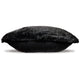 Ashley Dift Square Accent Throw Pillow | 20’’ | Black Faux Rabbit Fur Face BM328072