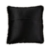 Ashley Dift Square Accent Throw Pillow | 20’’ | Black Faux Rabbit Fur Face BM328072