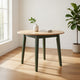 Ashley Gasy Dining Table | Extendable 26-42" | Dark Green Wood | 2 Leaves