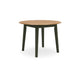 Ashley Gasy Dining Table | Extendable 26-42" | Dark Green Wood | 2 Leaves