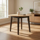 Ashley Gasy Dining Table | Extendable 26-42" | Dark Brown Wood | 2 Leaves