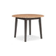 Ashley Gasy Dining Table | Extendable 26-42" | Dark Brown Wood | 2 Leaves