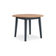 Ashley Gasy Dining Table | Extendable 26-42" | Dark Blue | Wood | 2 Leaves