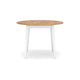 Ashley Gasy Dining Table | Extendable 26-42’’ White Brown Wood | 2 Leaves BM328077