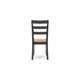 Ashley Gasy Dining Chair Set of 2 | 17’’ | Dark Brown Wood | Contoured Seat BM328078