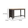 Ashley Gasy Counter Height Dining Table | 60" | Brown | Mango Wood Veneer