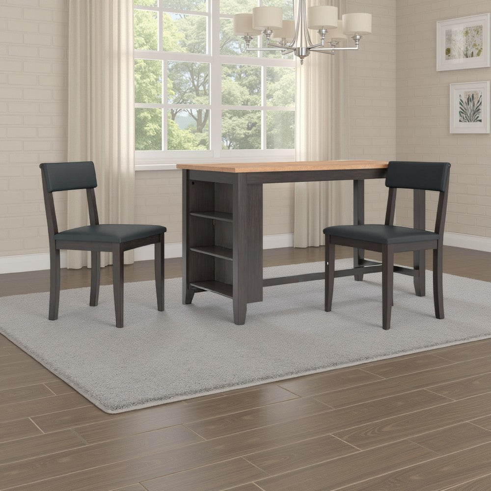 Ashley Gasy Counter Height Dining Table | 60" | Brown | Mango Wood Veneer