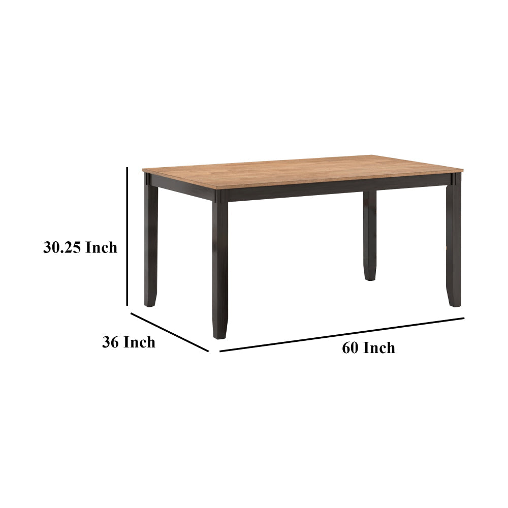 Ashley Gasy Dining Table Set with 4 Ladderback Chairs 1 Bench | Dark Brown BM328082