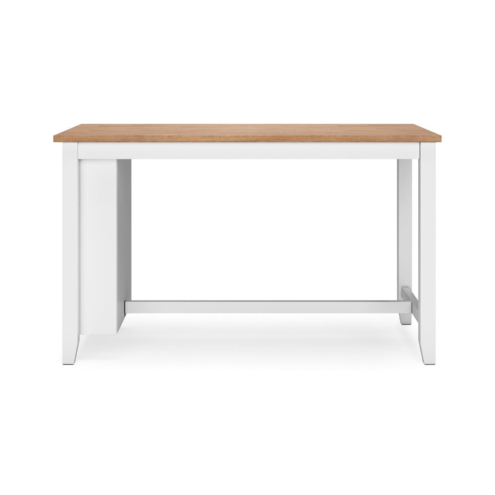Ashley Gasy Counter Height Dining Table | 60’’ White Brown Mango Wood Veneer BM328085