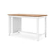 Ashley Gasy Counter Height Dining Table | 60’’ White Brown Mango Wood Veneer BM328085