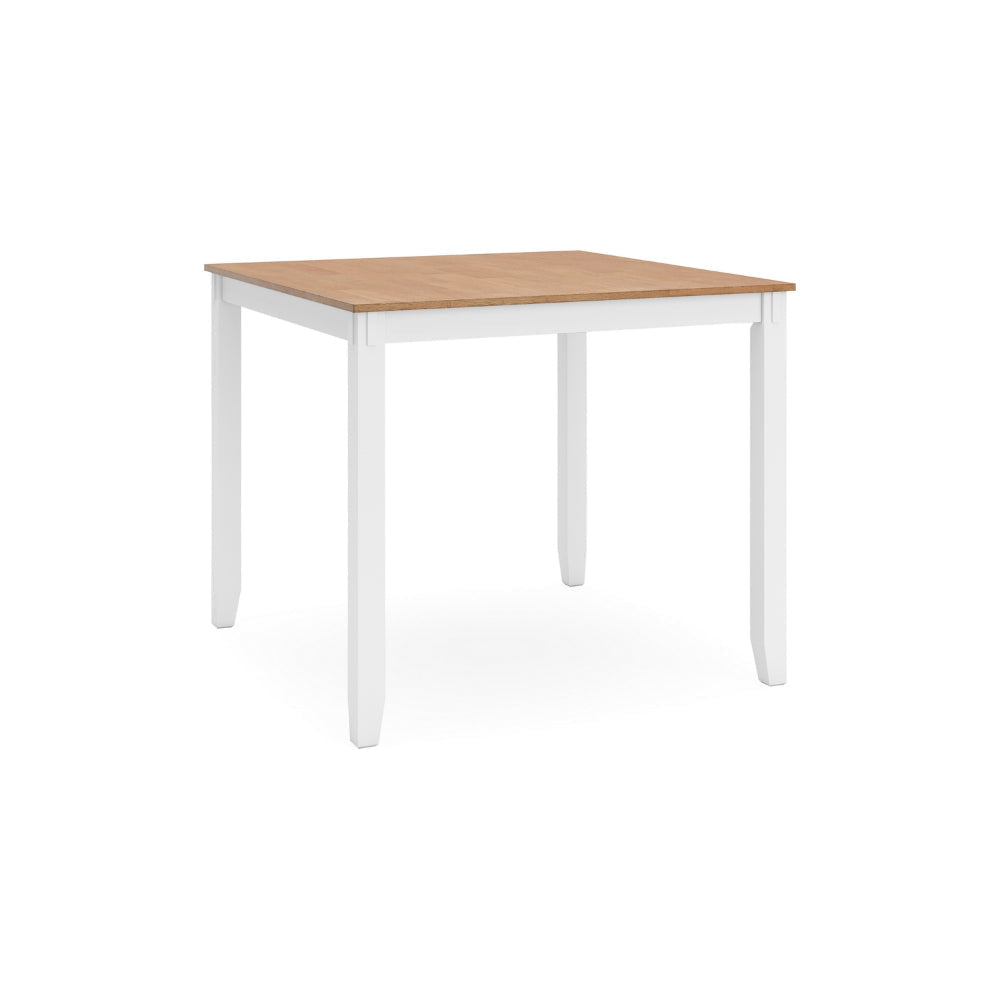 Ashley Gasy Counter Height Dining Table Set | 4 Chairs | White and Brown BM328086