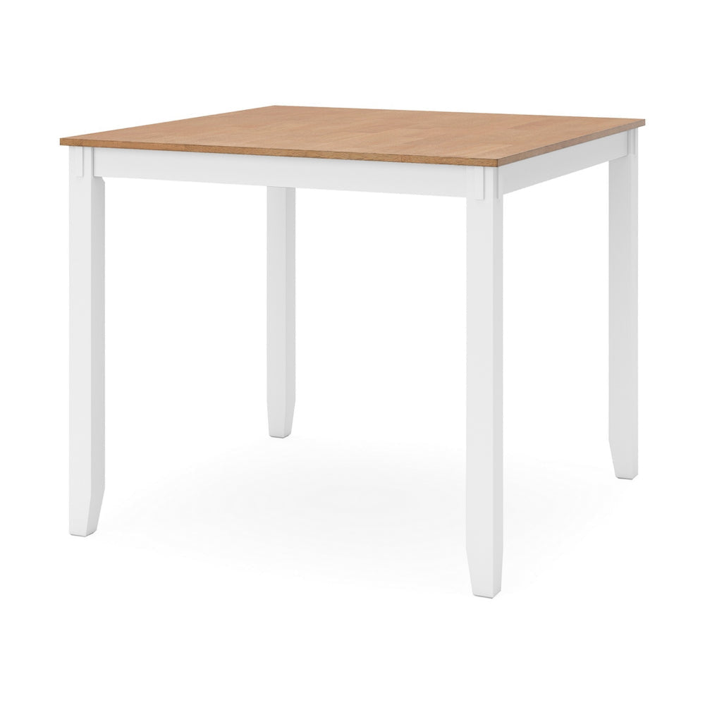 Ashley Gasy Counter Height Dining Table Set | 4 Chairs | White and Brown BM328086
