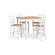 Ashley Gasy Counter Height Dining Table Set | 4 Chairs | White and Brown