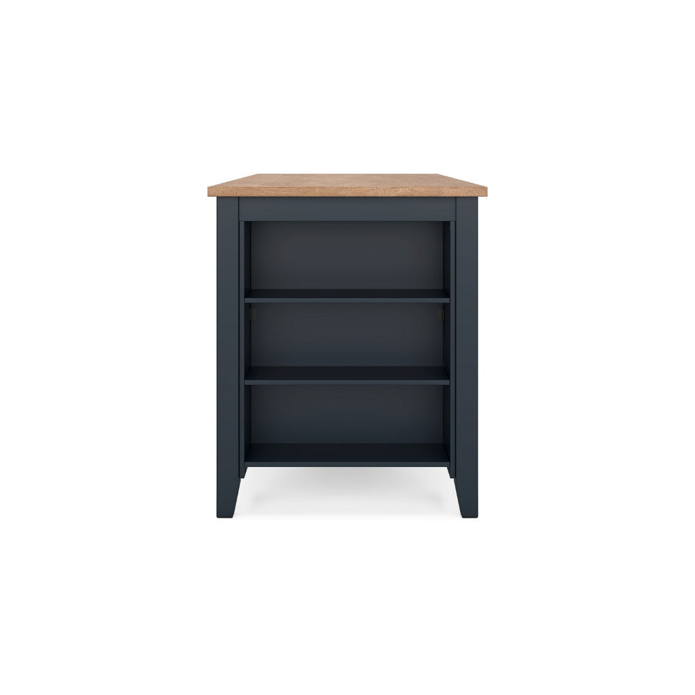 Ashley Gasy Counter Height Dining Table | 60’’ | Dark Blue Brown Mango Wood BM328090