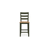 Ashley Gasy Counter Height Chair Set of 2 | Dark Green Solid Wood | Brown BM328094