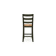 Ashley Gasy Counter Height Chair Set of 2 | Dark Green Solid Wood | Brown BM328094
