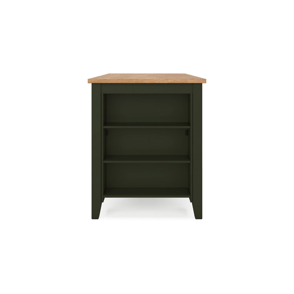 Ashley Gasy Counter Height Dining Table | 60’’ | Dark Green Mango Wood | Brown BM328095