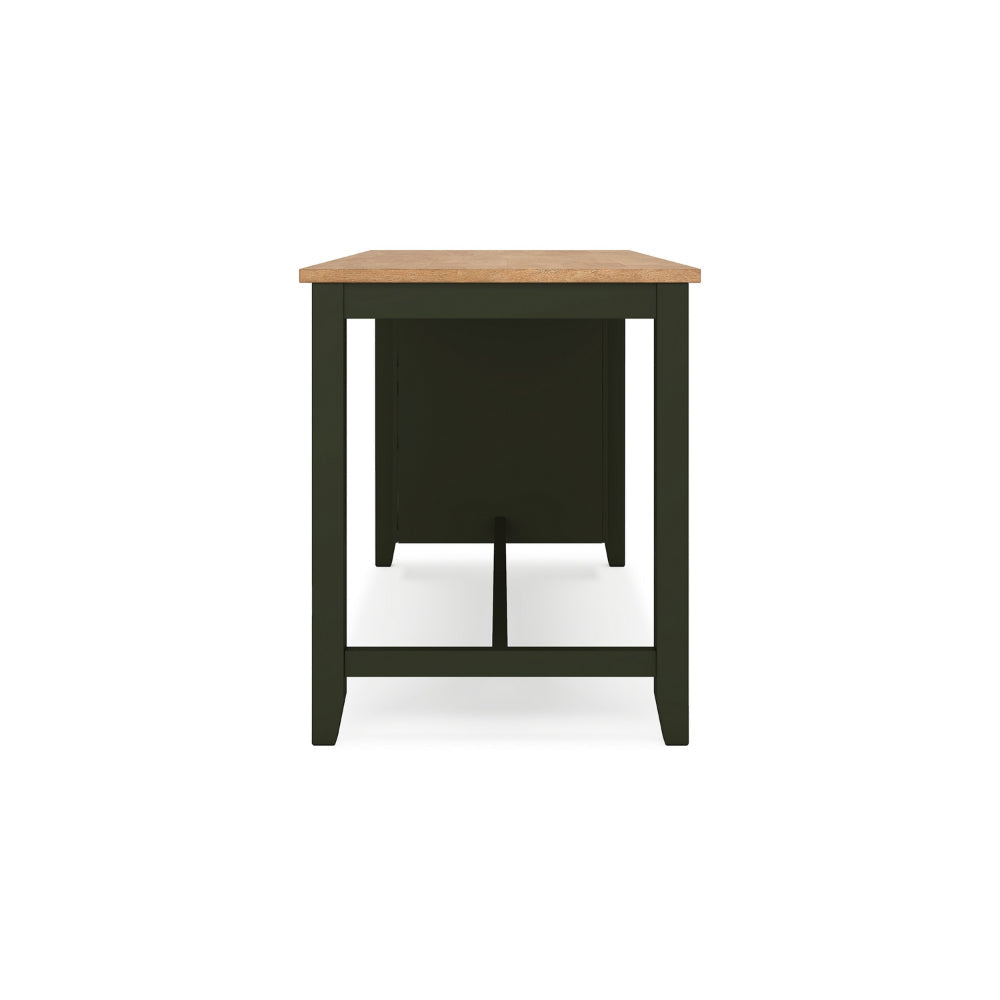 Ashley Gasy Counter Height Dining Table | 60’’ | Dark Green Mango Wood | Brown BM328095