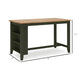 Ashley Gasy Counter Height Dining Table | 60’’ | Dark Green Mango Wood | Brown BM328095