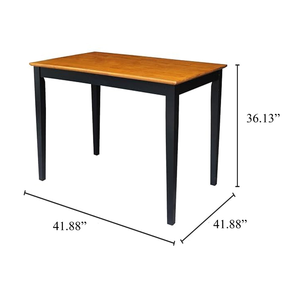 Ashley Gasy Counter Height Dining Table Set | 4 Chairs | Green Wood | Brown BM328096