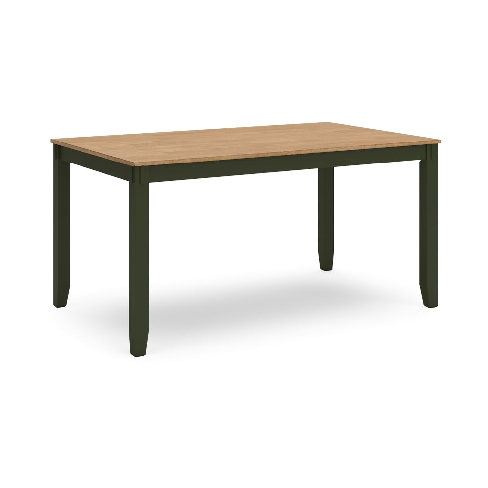 Ashley Gasy Dining Table Set with 4 Chairs 1 Bench | Dark Green Wood | Brown BM328097