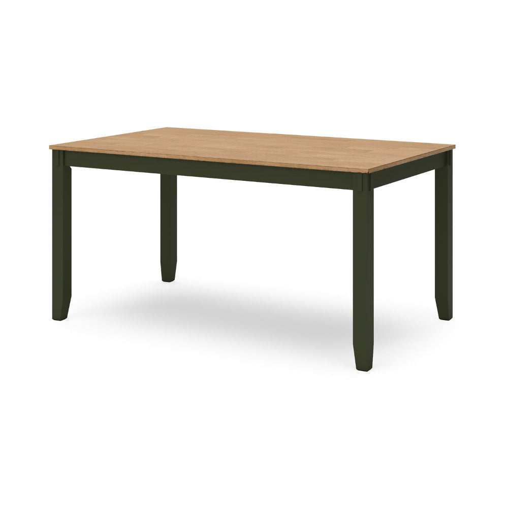 Ashley Gasy Dining Table Set with 4 Chairs 1 Bench | Dark Green Wood | Brown BM328097