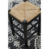 Ashley Anya Bar Height Stool | Woven Seagrass Seat | 30’’ | Black Wood Frame BM328099