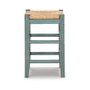 Ashley Anya Counter Height Stool Set of 2 | Brown Woven | 23’’ Rustic Blue BM328102