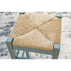 Ashley Anya Counter Height Stool Set of 2 | Brown Woven | 23’’ Rustic Blue BM328102