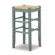 Ashley Anya Bar Height Stool Set of 2 | Brown Woven Seat | 30’’ Rustic Blue BM328103