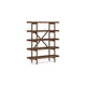 Ashley Jeyn Bookcase | 5 Fixed Display Shelves | 70" Natural Brown Wood