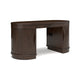Ashley Jeno Home Office Desk | 2 Half Round Ribbed Doors | Brown Wood 63"