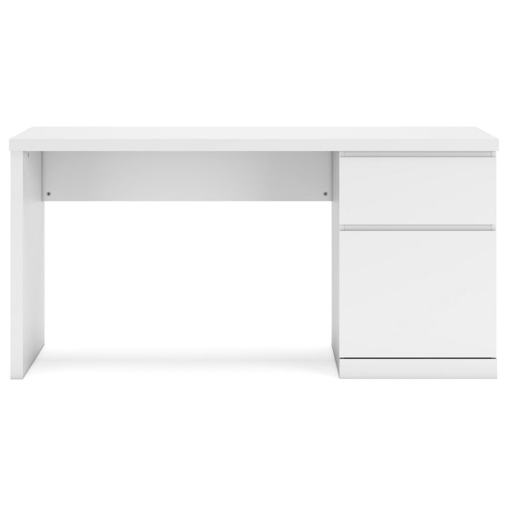 Ashley Onira Home Office Desk | 60’’ Rectangular Top w Drawer | White Wood BM328131