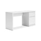 Ashley Onira Home Office Desk | 60" Rectangular Top w Drawer | White Wood